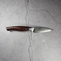 Couteaux d'office japonais - Acier damas